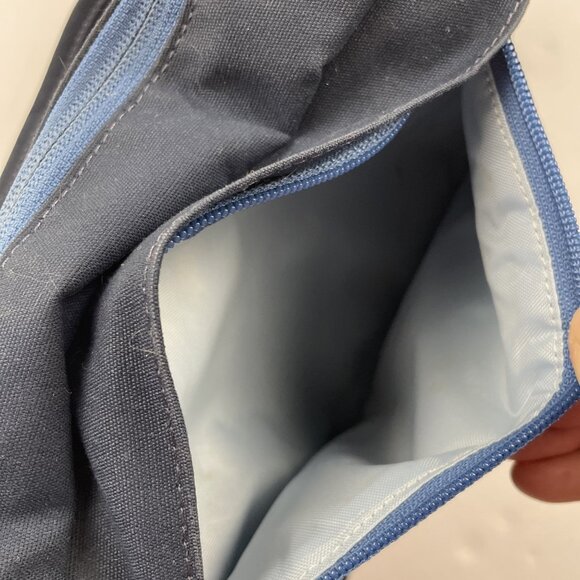 Osprey Flap Jill Small Crossbody Mini Messenger Bag Blue Canvas - Picture 9 of 11